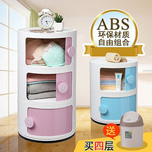 UMCCY Semplice plastica Libera Combinazione Locker con la Porta della Camera da Letto per Bambini al Posto Letto Armadi Armadio Snack Toy armadietto, 1, Uno Strato di Rosa