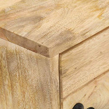 vidaXL Comodino 40x30x50 cm in Legno Massello di Mango
