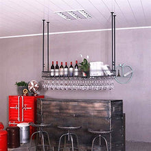Leifeng Tower Classico Wine Rack Wine Europeo Supporto della cremagliera di Vetro di Vino Creativo Ferro Battuto Wine Rack Wine Rack (Color : Black)