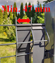 Strisce in PVC per esterni, per recinzione, balcone decorativo, 46 mm x 70 m, 700 g/m2.