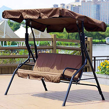 Yagosodee Copertura per Mobili da Giardino Copertura Protettiva per Mobili da Esterno Patio Impermeabile Copertura per Altalena (caffè)
