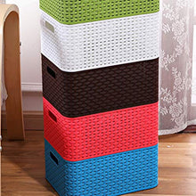 BESTonZON - Cesto portaoggetti Multifunzione per la casa e la casa, Colore: Verde, Blue, Medium