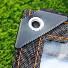 LXHONG Telone Trasparente Impermeabile con Occhielli，Telo Trasparente，Vetro in PVC Trasparente Impermeabile Tenere Caldo Facile da Pulire Copertura Vegetale Cofano per Auto, Personalizzabile