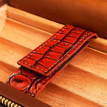 Cigar Box Gli Uomini e Le Donne viaggiano Ideale Portatile Cigar Box di stoccaggio Bello Regalo può Contenere 6 Leather Cigar Humidor Cigar Box Portable di Viaggio Cigar Box di stoccaggio