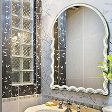 Chenbz Specchio per Il Trucco Semplice, Muro per Il Bagno Creativo Specchio da Bagno a Muro Specchio da Parete Specchio da Parete
