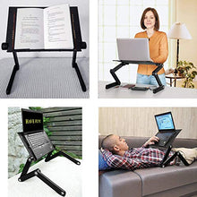 Mksutary Supporto PC Portatile Pieghevole Tavolo per PC, Tavolino per Laptop Foro di Raffreddamento, Adatto a Letto/Sofà/Tavola, Supporto PC Regolabile e Pieghevole