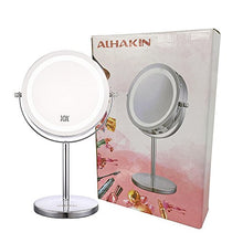 ALHAKIN 1 / 10X LED Specchio Tabella 7 POLLICI Specchio Cosmetico Con La Luce