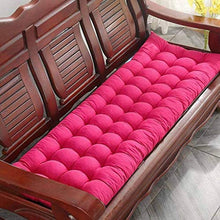 Julycoolmall, morbido cuscino per sedia a dondolo in legno, cuscino rettangolare per sedia a dondolo da giardino, in metallo o in legno (viola, 160 x 55 cm)