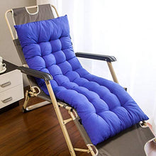 HERCHR Cuscini da Patio per Chaise Longue, Cuscino per Sedia con Schienale Alto per Sedia a Dondolo con 6 Lacci(48x125x8cm)