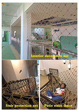 MFLASMF Rete di Sicurezza Protezione per Balcone Rete da Arrampicata per Allenamento con Ostacoli Rete Decorativa per soffitto Rete per ringhiera per Scale per Bambini Rete di Isolamento R