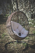 Mercury Poltrona sospesa con Cuscino Morbido- The Rebirth - Poltrona Relax e Dondolo da Giardino e terrazzo, Sedia a Dondolo Robusta e Resistente, Adatta per Interni ed Esterni