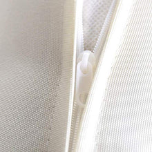 Yxxc Cuscino per Sedia papasan, Impermeabile, Comodo, Rotondo, Appeso all'uovo, Amaca, Imbottitura per Sedia, Cuscini per Seduta, con Lacci, per Esterno, Patio, Giardino, Bianco D130cm