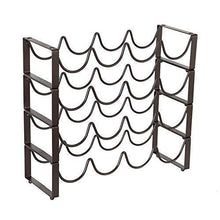 FCXBQ Portabottiglie 12 Bottiglie Housewares - Deposito Completamente assemblato