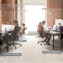 LHDQ Personal Trasparente dello Schermo Igiene Separè da Pavimento Trasparente/Trasparente PVC80cm * 200cm
