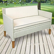 Gartentraum Divano da Giardino in Rattan 2 posti con Cuscini - Divano Albaran