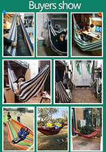 GQQG Amaca Doppia da Giardino capacità di Carico 300kg, Amaca da Campeggio 2 Posti da Viaggio, 150x200cm (Color : Blue)