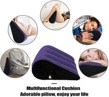 Inflatable Pillow Triangle Multifunctional Magic Cushion Air Blowing Support, Sleep Tool, Can be Taken out