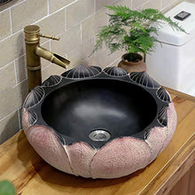 Cinese Sopra Contro Creativo Lavabo Bagno Balcone Catino Stile retrò Home Art Basin Lavabi