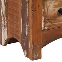 SKM Cassettiera 60x30x75 cm in Legno Massello di Recupero