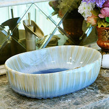 Lavabo Ovale per Bagno Lavello Jingdezhen Ceramic Hotel Lavabo antispruzzo Lavabi