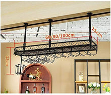 Classico Wine Rack Wine Glass Rack Hanging Upside Down Nero MULTISIZE Calice Rack Living Room Bar Decoration