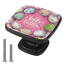 4 PCS Pomelli per Porta,Pomolo per Mobile,Pomelli per Mobili con Viti,Maniglia per Armadietto,Pomelli per Porta,Pomelli per Cassetti per Porta,Armadio,Cassetto e Credenza,buon uovo di fiore di Pasqua