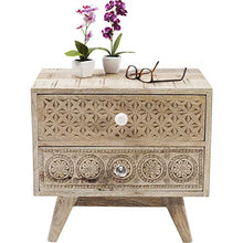 Kare Design - Comodino Puro, Beige, 46 x 35 x 50 cm