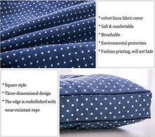 HYLX Cuscino Sedile, Cuscino Sedia, Cuscino Sgabello Rotondo, Cuscino Sedia Floreale Antiscivolo in Cotone Spesso, per Giardino, terrazza Esterna