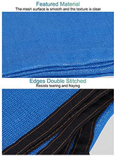 Telo Ombreggiante, 85% Maglia reticolato Parasole for Piante Che proteggono, Luogo Esterno, edifici - Blu (Size : 8m x 10m)