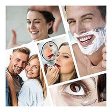 GJX Specchio Trucco Trucco Specchi dello Specchio del LED 10X di Ingrandimento Specchio con Luce LED di 360 Rotazioni Bagno Flessibile Specchio for Il Bagno