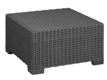 Keter California Tavolo da Esterno in Rattan 68 X 69 X 35 Centimetri, Grafite