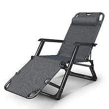 Sedia a sdraio pieghevole da giardino regolabile per prato, piscina, serra, blu