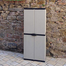 Mongardi 7810C04 Armadio Portascope, Grigio, 68 x 39,5 x 168 cm