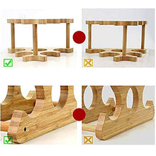 JIAHU Bamboo Wine Display Rack Da Tavolo Libero Stoccaggio In Legno Casa Piccolo 1 Pz