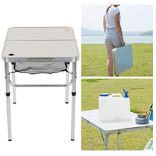 Shipenophy - Tavolo da spiaggia leggero e portatile, per barbecue, robusto per esterni