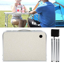 YCSD Tavolo Pieghevole Portatile da Esterno con Manico Scrivania da Barbecue per Computer da Spiaggia da Campeggio Robusto