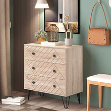 Q-HL Comodino Componente Comodino in Legno Unico Backplane Solido E Un Esclusivo Armadietto di Stoccaggio Design Zig Zag per Soggiorno Camera da Letto