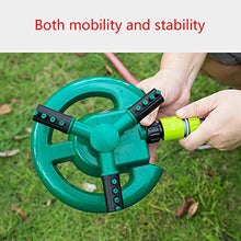 kdjsic Irrigatore Automatico d'Acqua da Giardino Rotante a 360 Gradi 3 ugelli irrigazione Erba Prato impianto di irrigazione Strumenti per Tubi