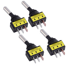 SaySure - Auto Blue Illuminated LED Light On/off Toggle Flick Switch 3Pin