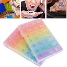 01 Organizer per medicinali da 2 Pezzi 7 Giorni, Scatola per Pillole, Mini per conservare Le Caramelle