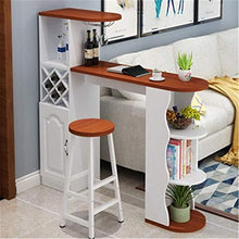 Home Equipment Bar Table Partition Cabinet Against The Wall Bar Table Home Small Simple Modern Side Cabinet Living Room Kitchen Restaurant Wine Cabinet for Office (Color : White Size : 140x32x133cm