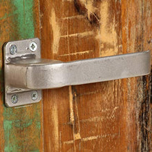 SKM Comodino 50x30x50 cm Legno Massello di Recupero