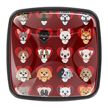 Twenty dogs Pomelli per Porta Set di 4 Pomelli per Mobili Manopole per Cassetti Cucina Armadio Vetro