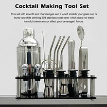 YLJB Strumenti per La Preparazione di Cocktail Set da Cocktail 20pcs Boston Shaker Mixer Bar Accessori per Uso Domestico E Bar Jigger per Il Trucco Misurazione