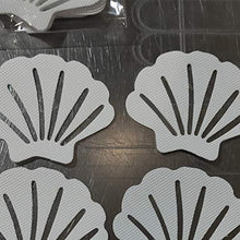TOPBATHY Adesivo per Vasca da Bagno 24Pcs Antiscivolo a Forma di Conchiglia Vasca da Bagno Decalcomania Doccia da Pavimento di Sicurezza Adesivo da Pavimento Soluzioni per Bagno