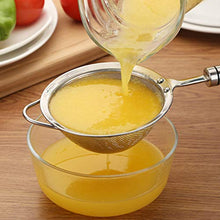 UPKOCH Setacci da Cucina in Acciaio Inossidabile a Maglia fine 3 Pezzi per Cottura Dimensioni s m l