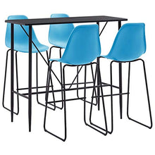 Set da Bar 5 pz in Plastica Blu