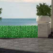 Foglia artificiale da parete per paesaggistica, giardino, balcone, schermo in salice espandibile, con foglie per esterni, giardino e privacy
