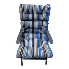 Wonderday, cuscino per esterni e interni, per sedia a sdraio, facile da pulire, 120, 50, 10 cm, cuscino lungo, perfetto per cortile