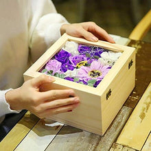 joyMerit Scatola di Legno con Serratura Scatola di Gioielli Confezione per - 9x9x4.5cm